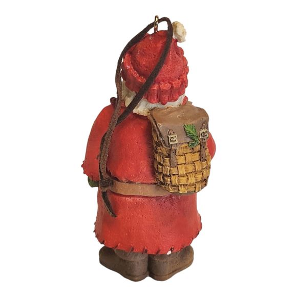 Kris Kringle Hallmark Keepsake Ornament 2003 by Sharon Visker Santa with Pack - Picture 6 of 15